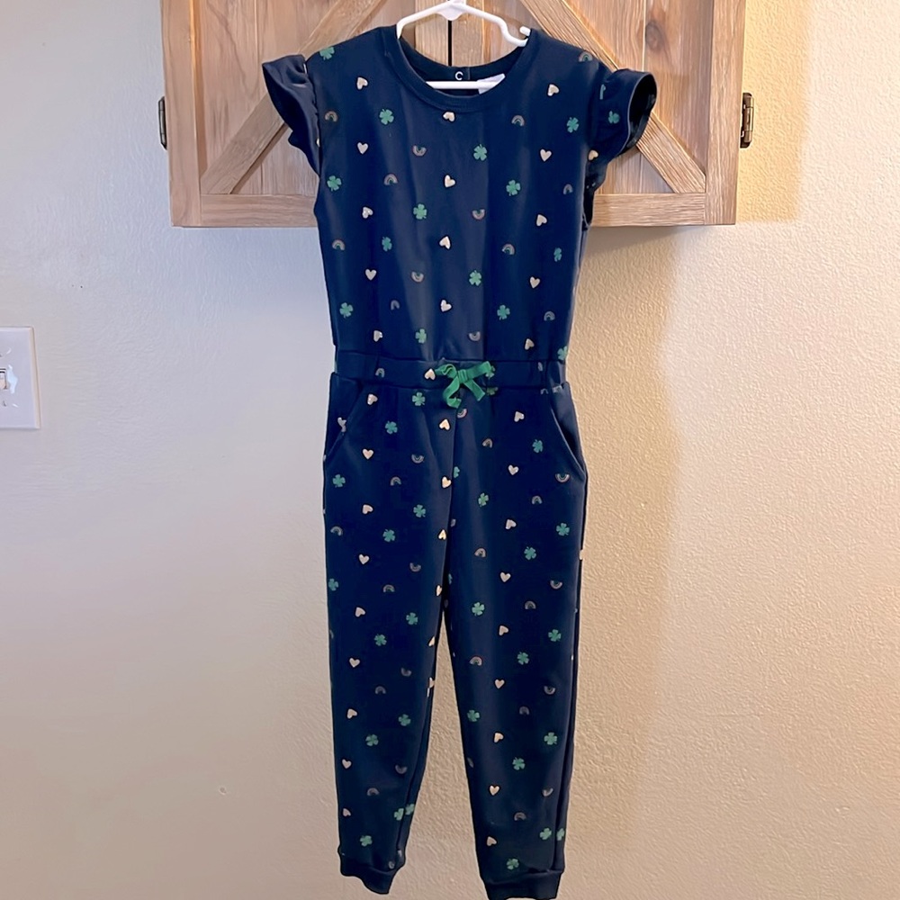 ⭐️3/$15 (5t) Jumper So Cute Navy Blue Spring St Patrick’s Day School Play